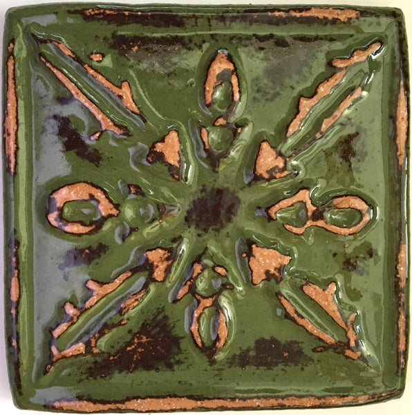 Engobe Snowflake<br/>Vintage<br/>4" x 4"