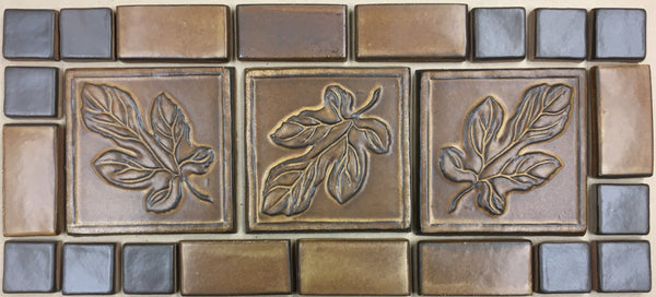 Oak Leaves<br/>Vignette<br/>10-3/8" x 23"