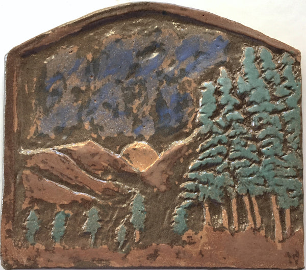 Sunrise_Sunset<br/>Art Tile<br/>8" x 7"