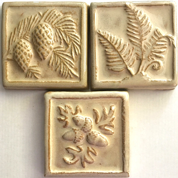 Nature_Tiles<br/>Art Tile<br/>4" x 4" (3 tiles)