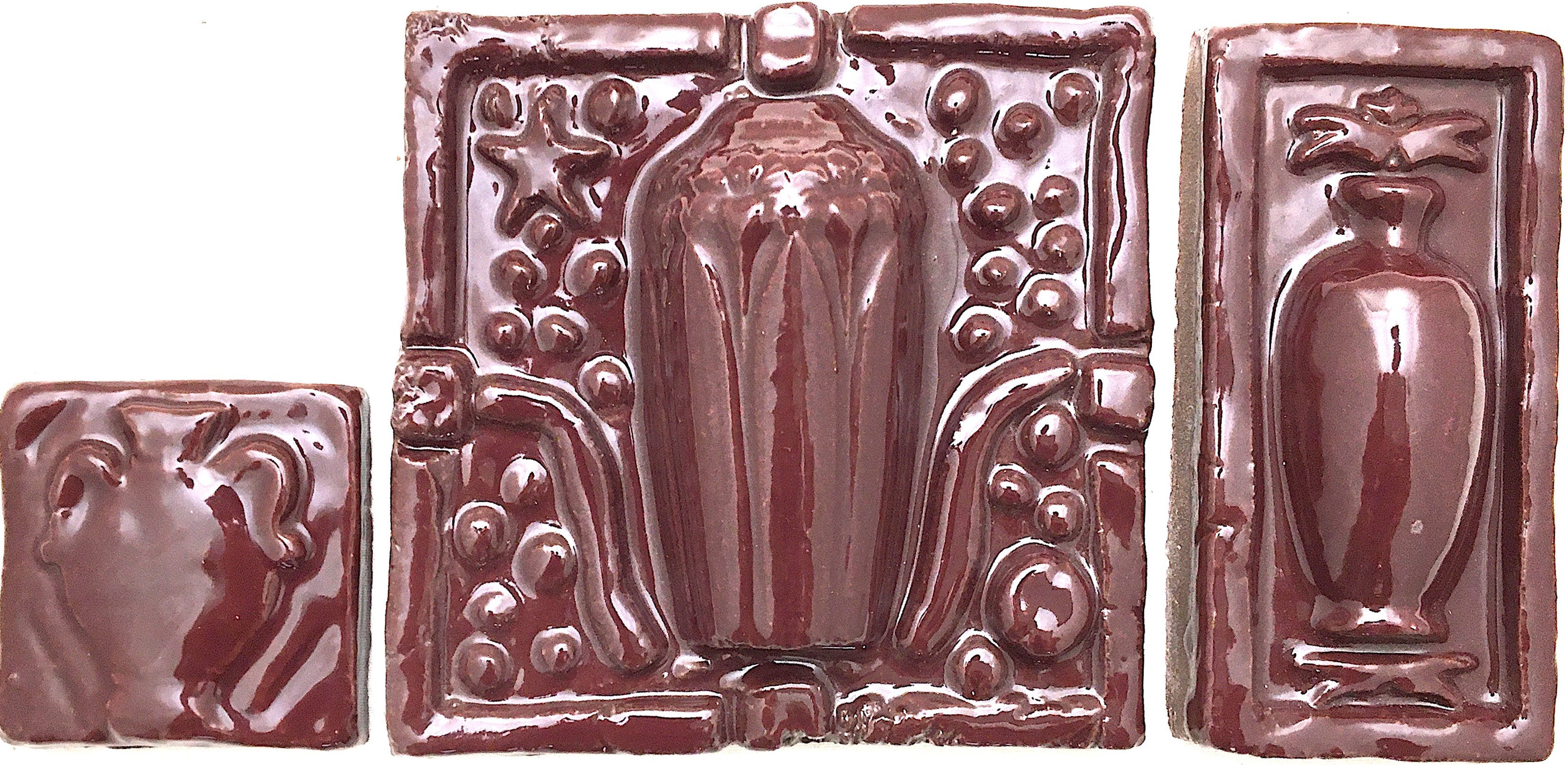 BAPS Commemorative Tiles, Set of 3