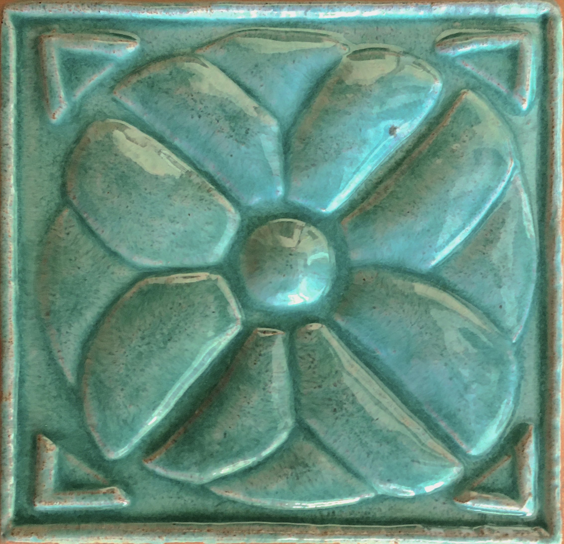 Sacred Blossom Art Tile 8" x 8"