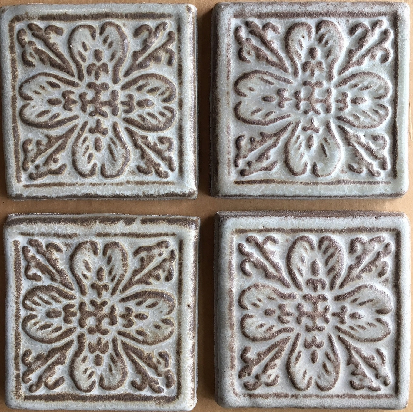 Lorraine Art Tile 4" x 4" (4 tiles)