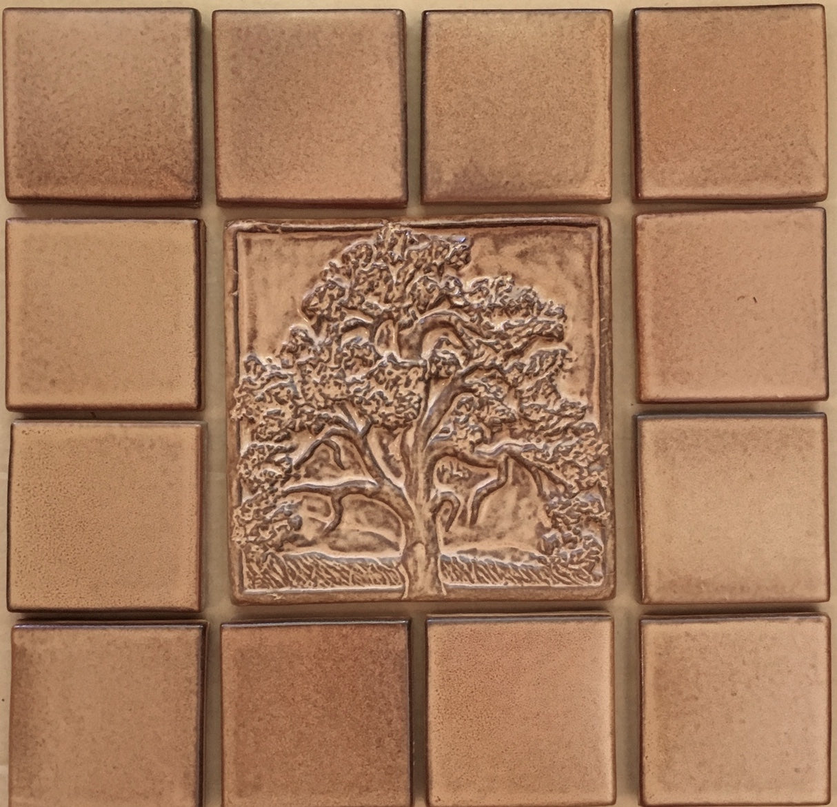 Mother Oak Vignette 16.5" x 16.5"