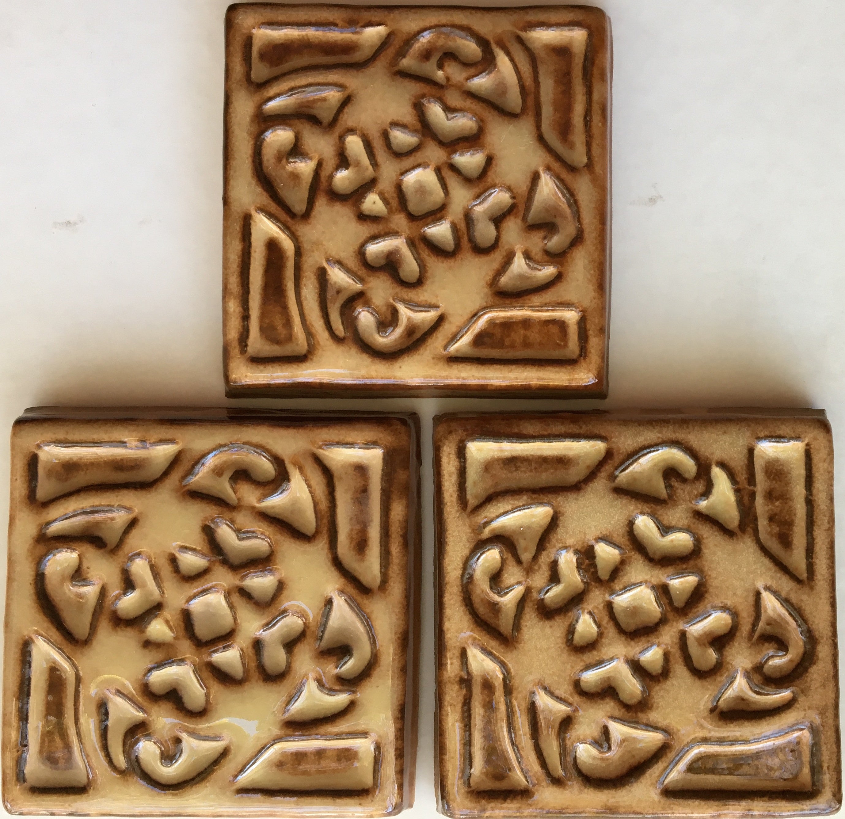 Orbits of Love Art Tile 4" x 4" (3 tiles)