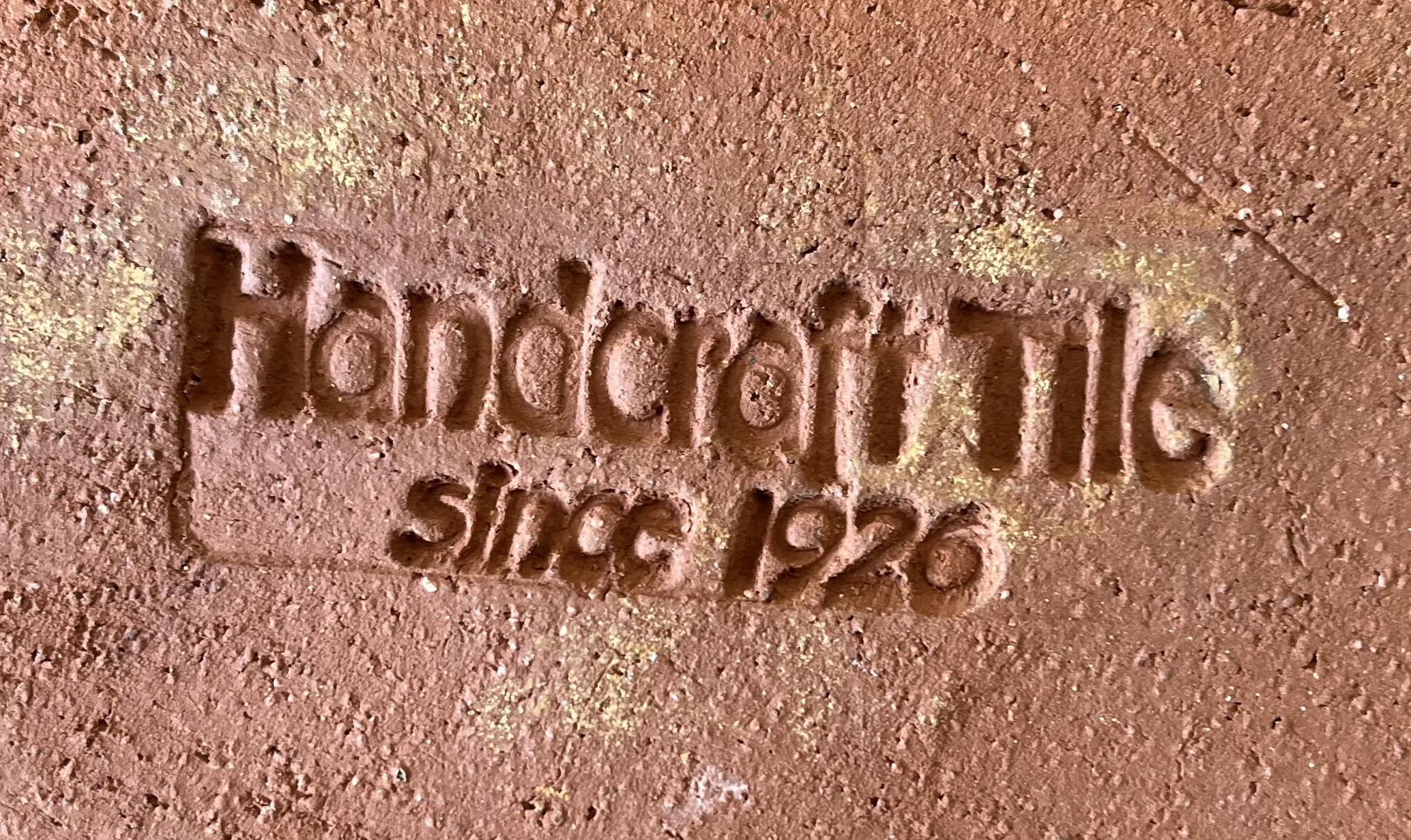 Handcraft Tile since 1926 mark