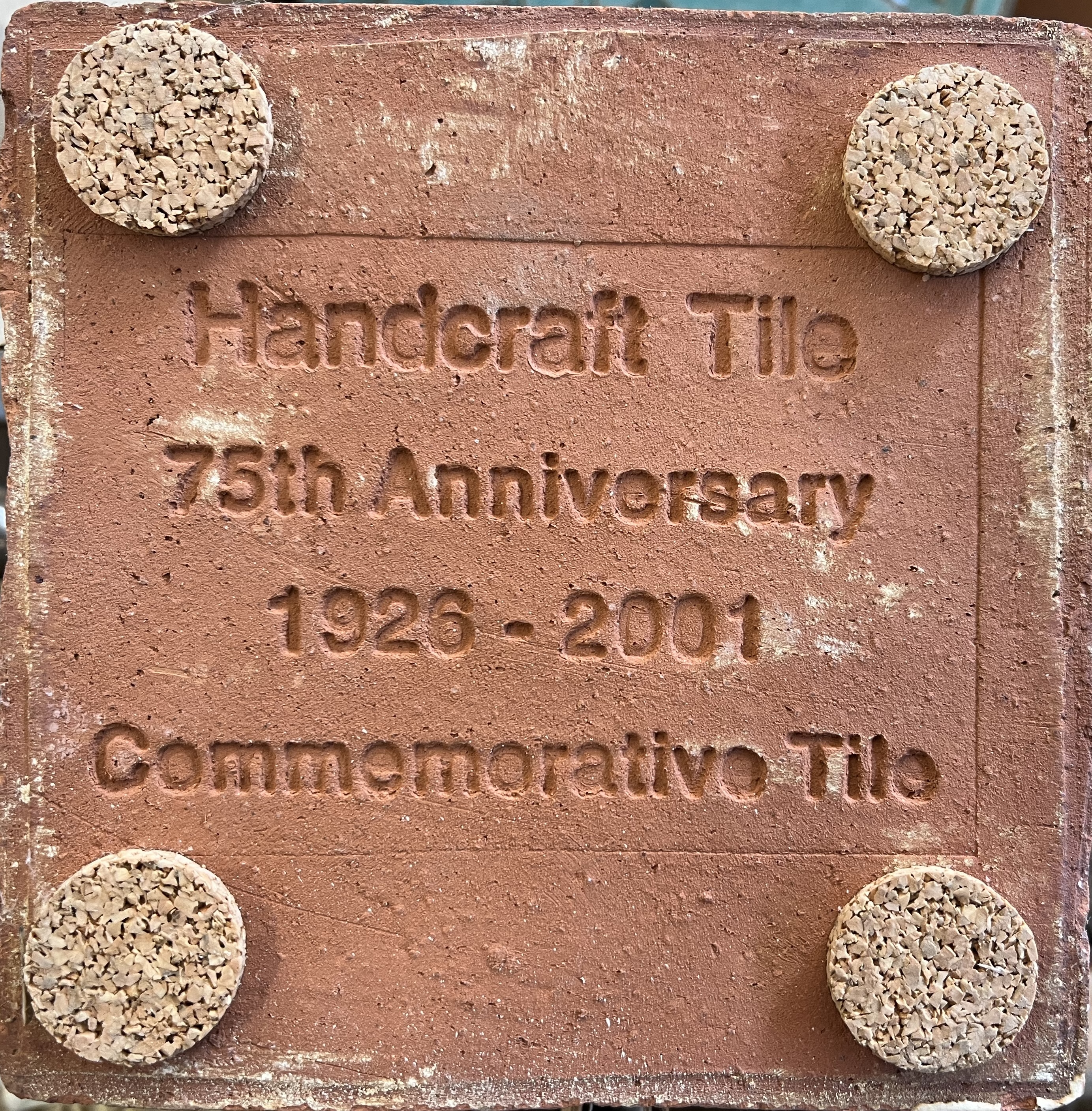 Handcraft Tile 75th anniversary commemorative mark
